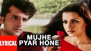 Lyrical Video: Mujhe Pyar Hone | Janasheen | Sonu Nigam, Alka Yagnik | Fardeen Khan, Celina Jaitly