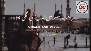 Har Waqt Tassawur Main Madinay Ki Gali | Slowed & Reverb | Muhammad Shahbaz Qadri | @Qureshi-Writs