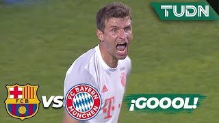 ¡Paren la MASACRE! Gol del Bayern | Barcelona 1-4 Bayern | Champions League 2020 - 4tos final | TUDN
