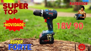 SUPER TOP - Parafusadeira Furadeira Bosch 18V 90 Brushless