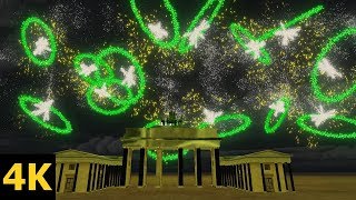 Colorful fireworks - Brandenburg Gate, Berlin [4] [FWSIM]