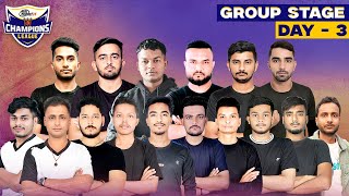 [HINDI] Real Cricket Champions League | Group Stage Day 3 | Epic Clashes \u0026 Intense Action! 🔥