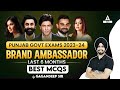 Last 6 Months Current Affairs 2023-24 | Brand Ambassador 2023-24 | Best MCQs By Gagan Sir