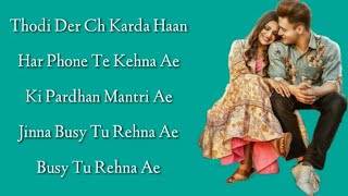 Kalla Sohna Nai Lyrics – Neha Kakkar  | Asim Riaz | Himanshi khurana