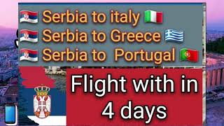 Serbia Se Italy Donkey ,Serbia Se Germany Donkey,Serbia Se Portugal, Flight With In 4 #europe #world