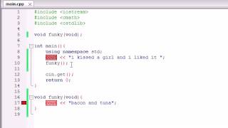 C++ Programming Tutorial 9 using namespace std; Trick