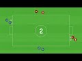 1v1 2v1 u0026 2v2 to small goals drills football soccer