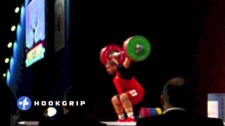 Bahador Moulaei 195kg Slow Motion Snatch