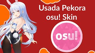 Quick Showcase of Usada Pekora Skin [osu!] [21:9]