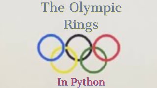 The Olympic Rings in Python