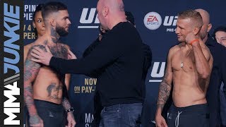 UFC 217 ceremonial weigh in: Cody Garbrandt vs T.J.  Dillashaw