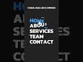 Javascript Menu Hover Effects | Html CSS #shorts