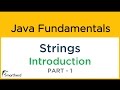 Java STRINGS Introduction. What are Strings? Java Tutorial and Basics #7.1