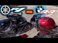 Yamaha R1 vs BMW S1000RR Race