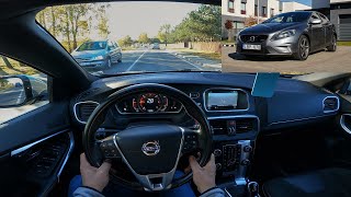 2014 Volvo V40 2.0 D4 190 Hp Pov Test Drive @DRIVEWAVE1