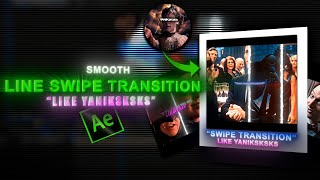 Smooth Line Swipe Transition like @yaniksksks For your Edits! | After Effect's Guide