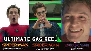 All Tom Holland Spider-Man(1,2,3) Movies Bloopers and Gag Reel