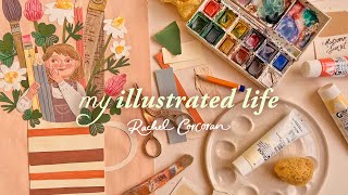 My Life as a Freelance Irish Illustrator ✿ Artist Introduction & Studio Tour ✿ Illustration Career