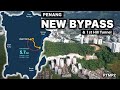 NEW BYPASS Penang: 5 minutes to reach Ayer Itam from LCE Highway