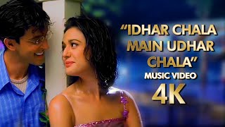 "Idhar Chala Main Udhar Chala" | 4K Music Video | 2003 Koi...Mil Gaya Movie | B4K