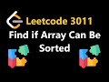Find if Array Can Be Sorted - Leetcode 3011 - Python