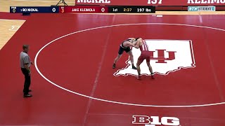 197 LBS: #1 Bo Nickal  (Penn State) vs. Jake Kleimola (Indiana)
