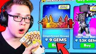 🔴Ich Habe GODLY GINGERBREAD HOUSE FREIGESCHALTET In Toilet Tower Defense! (Winter Spotlight Event)🔴