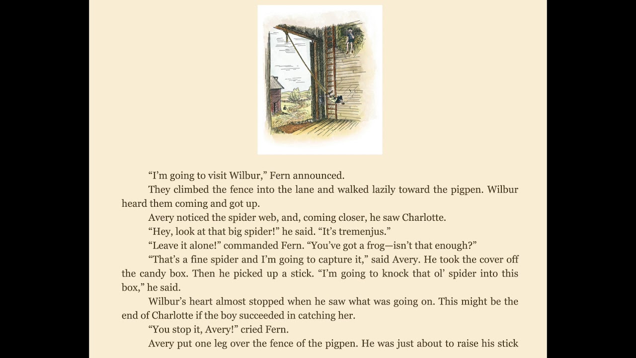 Charlotte S Web Chapter 10 Youtube