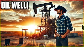 Oil Well First Slaughter | Ranch Simulator Gameplay [E4]