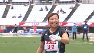 【第105回日本選手権】女子 ハンマー投 決勝4位 ●藤本 咲良●