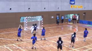 【ハンド】 H25　第22回　JOCジュニアオリンピックカップ　ハンドボール大会　京都VS宮崎（ダイジェスト）（女子予選リーグ）