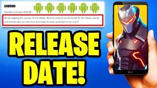 Fortnite Mobile Android Download Release Date Info Fortnite Season - fortnite mobile android release date con