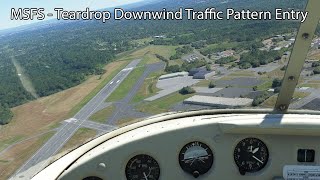 MSFS - Teardrop Downwind Traffic Pattern Entry