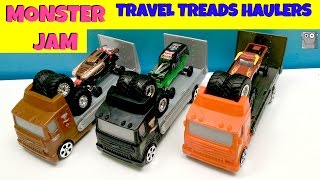 monster jam travel treads hauler