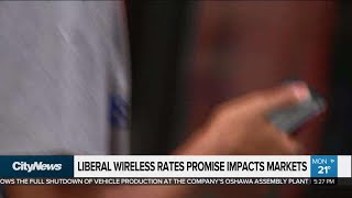 Telecom stocks drop after Liberals promise to reduce rates