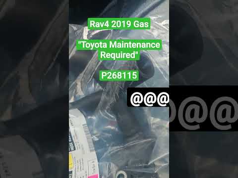 Common Problem Rav4 2019 Coolant Bypass Valve Part Number 16260. Code ...