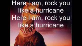 Scorpions Hurricane 2000 with Lyrics