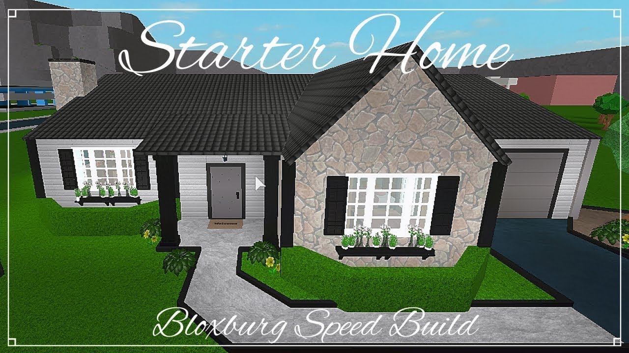 Bloxburg Starter House Build! 31k - YouTube