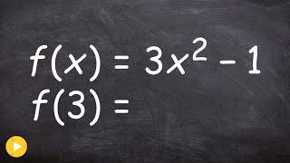 How to evaluate a function for a given value