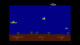 Atari 8-bit:- Depth Charge (BASIC game)
