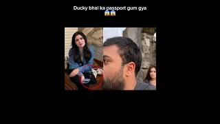 Ducky bhai ka passport gum gya 😱🤯🤯  Watch  till the end | #shorts