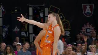 Sabrina Ionescu's 3 STRAIGHT 4 Point Shots In 2023 WNBA All-Star Game For Team Breanna Stewart