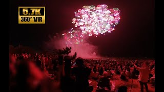 [VR]  VR Fireworks 06🥽Suzuka Fine Fireworks Festival Highlight[simple video shooting]