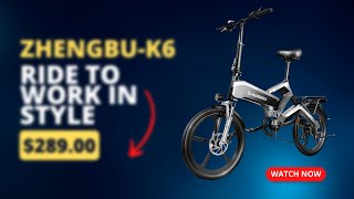 Experience the Future of Urban Transportation with the ZHENGBU K6 Electric Bike