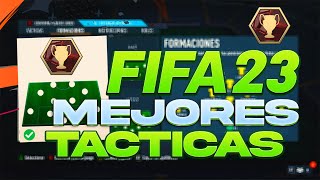 LA MEJOR FORMACION PARA INICIAR FIFA 23 TACTICAS e INSTRUCCIONES 4222