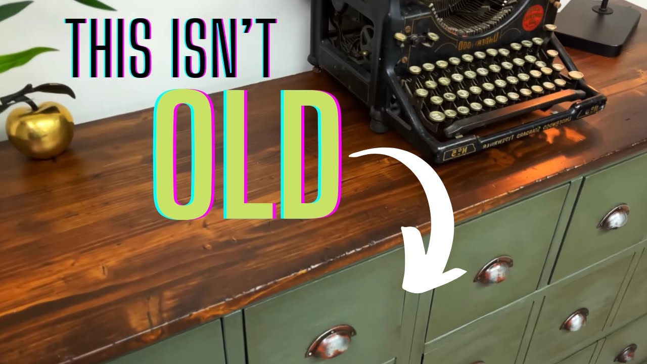 I turned 2 cabinets from Target into a GORGEOUS apothecary style cabinet on wheels