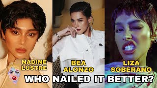 NADINE LUSTRE, BEA ALONZO \u0026 LIZA SOBERARO SHORT HAIR STYLE.. WHO NAILED IT BETTER?