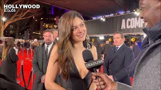 Monica Barbaro Discusses Crime 101 Filming in the UK with Hemsworth, Ruffalo, Keoghan & Berry