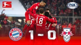 Bayern Munich - RB Leipzig [1-0] | GOLES | Jornada 16 | Bundesliga