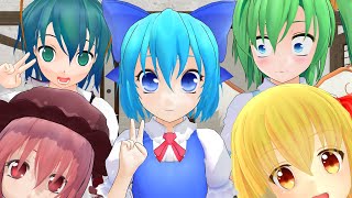 【東方MMD】チルノ語録2024「あたいったら最強ね」【ＭＭＤ紙芝居】【チルノ】【大妖精】東方mmd